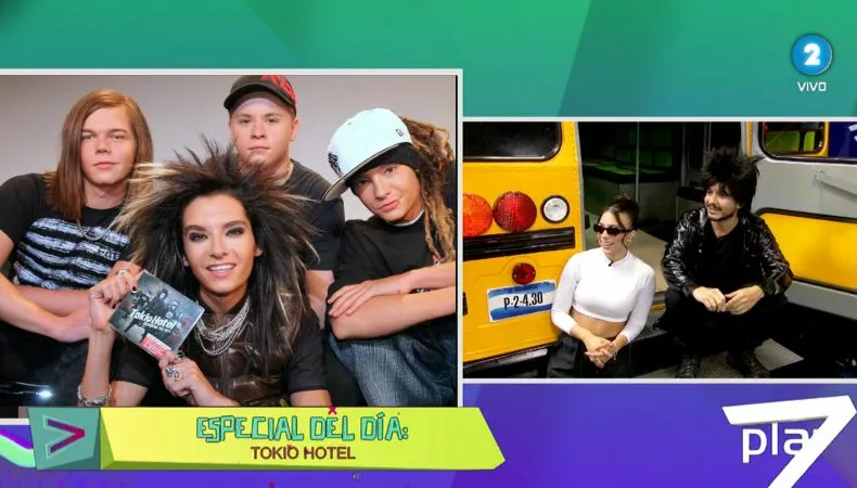 Los conductores sorprendieron a sus “players” al transformarse y rendir homenaje a una de las bandas más recordadas de la adolescencia: Tokio Hotel.