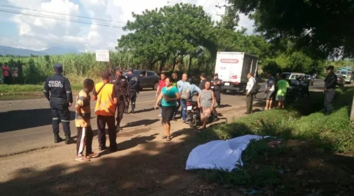El accidente ocurrió cuando el conductor invadió la acera y arrolló a la víctima.