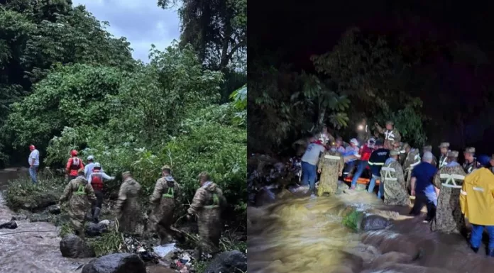 Una mujer de 34 años y su hijo de 5 perdieron la vida al intentar cruzar una quebrada en la colonia Remaguiza, en San Vicente.