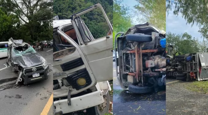 Durante las últimas horas, los accidentes de tránsito han dejado dos fallecidos y varias personas lesionadas en diferentes puntos del país.