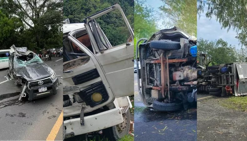 Durante las últimas horas, los accidentes de tránsito han dejado dos fallecidos y varias personas lesionadas en diferentes puntos del país.