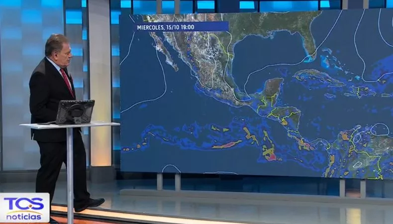 Las lluvias de hoy iniciarían en la cordillera volcánica y zona norte del país; pero después, estas podrán incrementar y afectar otras zonas.
