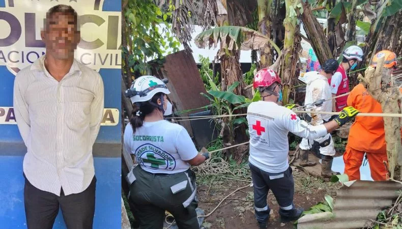 Tras el hallazgo del cuerpo de una mujer de 27 años en Talnique, La Libertad Oeste, la PNC informó sobre la captura de su compañero de vida, principal sospechoso del homicidio.