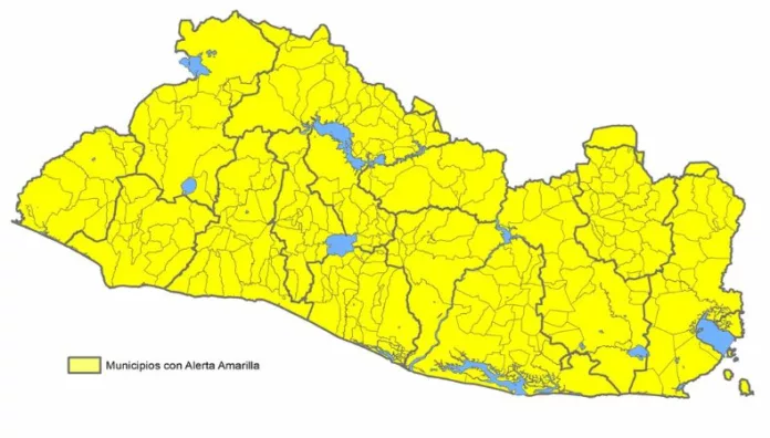 Protección Civil actualiza nivel de alertas por lluvias: deja sin efecto la naranja y emite amarilla Protección Civil dejó sin efecto la alerta naranja y declaró alerta amarilla en todo el país por la continuidad de lluvias asociadas a la Zona de Convergencia Intertropical y una baja presión en el Pacífico.