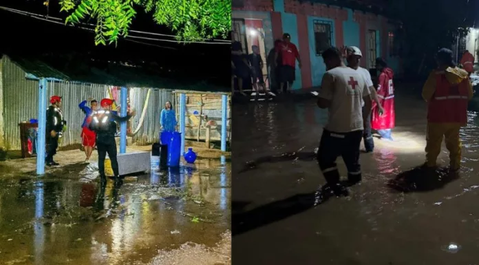 Varias emergencias se registraron en las últimas horas a causa de las lluvias en la zona oriental del país, especialmente en el distrito de Pasaquina, La Unión Norte, según reportes de Protección Civil.