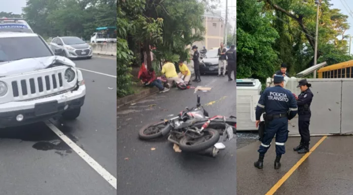 En las últimas horas se han registrado accidentes de tránsito, que han dejado al menos un motociclista fallecido y varios lesionados.