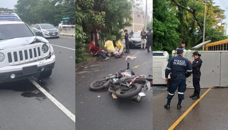 En las últimas horas se han registrado accidentes de tránsito, que han dejado al menos un motociclista fallecido y varios lesionados.