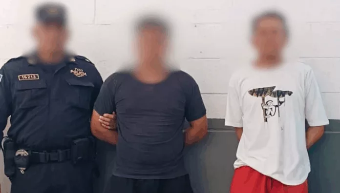 DETENIDOS POR AGRESIÓN Créditos: PNC