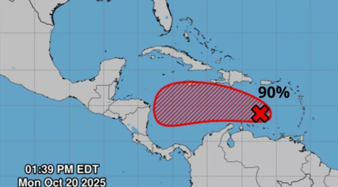 La tormenta tropical Melissa tiene altas posibilidades de formarse, pero su trayectoria aún es incierta y para algunos modelos podría afectar a Centroamérica.