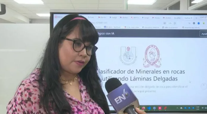 Estudiantes de la Facultad de Ingeniería y Arquitectura de la Universidad de El Salvador (UES) desarrollaron un sistema basado en inteligencia artificial (IA) capaz de identificar minerales de forma automática a partir de láminas delgadas de roca.