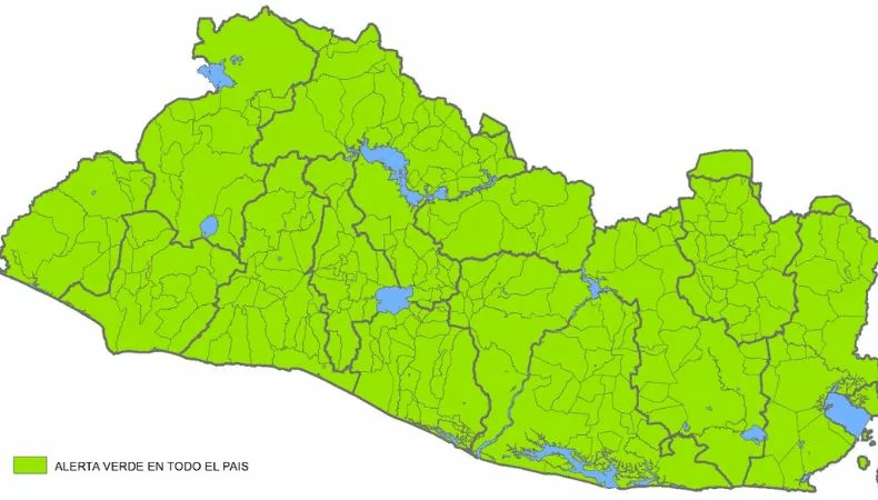 Protección Civil decretó alerta verde en todo el país ante la influencia indirecta de la tormenta tropical Melissa y la presencia de vaguadas en la región.