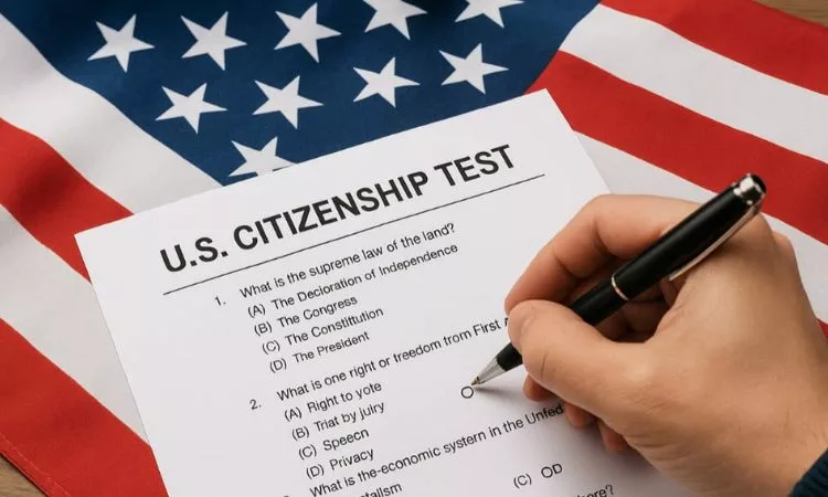 Examen de ciudadanía EEUU Nuevo examen para la ciudadanía de Estados Unidos, vigente desde el 20 de octubre, con más preguntas, más difícil y evalúa dominio de inglés.