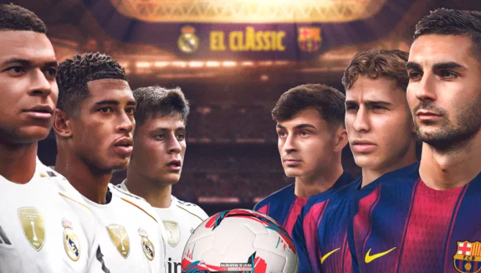 Real Madrid y Barcelona se enfrentan en el Clásico Real Madrid recibe en el Santiago Bernabéu en el primer