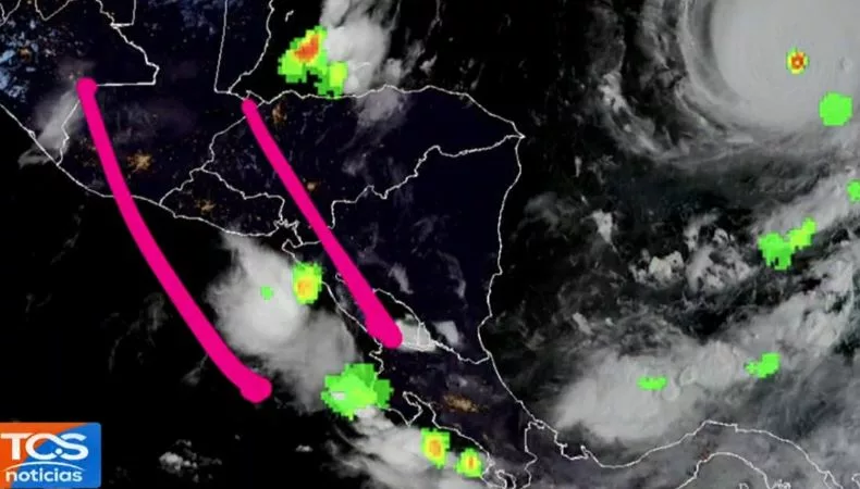 Ya bajan frentes fríos, pero hacerlo sobre clima cálido provoca lluvias. A esto se suman los vientos que, de manera indirecta, trae Melissa.