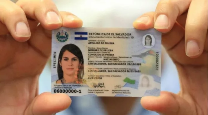 En 2026 se deberá renovar 1.6 millones de DUI en El Salvador y 100 mil en el exterior. Se tiene hasta febrero, para cambio de domicilio.