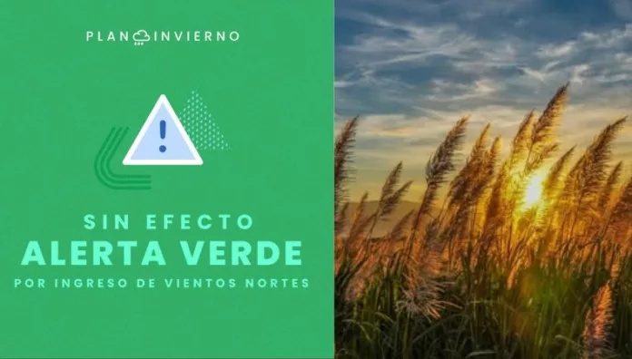 Protección Civil levanta alerta verde por lluvias ante ingreso de vientos nortes Protección Civil levantó la alerta verde a nivel nacional por lluvias debido al ingreso de vientos nortes.