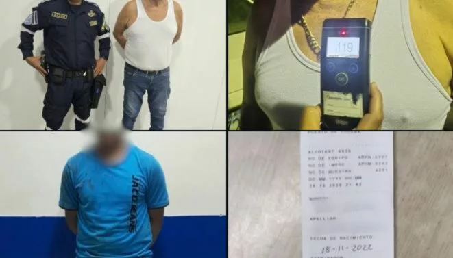 Ambos serán remitidos por conducción peligrosa de vehículo automotor.