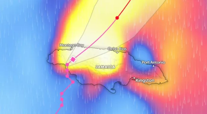 El huracán Melissa tocó tierra, este día en Jamaica con vientos feroces y lluvias torrenciales, convirtiéndose en la tormenta más poderosa que jamás haya golpeado la isla caribeña.