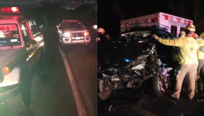 Al menos diez lesionados en accidentes de tránsito ocurridos en las últimas horas Durante las últimas 24 horas, varios accidentes de tránsito se registraron en distintos puntos del país, los cuales dejaron al menos diez personas lesionadas.