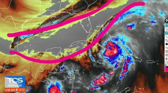 Por el arrastre de humedad de Melissa, pueden tenerse algunas lluvias hoy. Mañana, desde la tarde, pueden comenzar a ingresar vientos nortes.