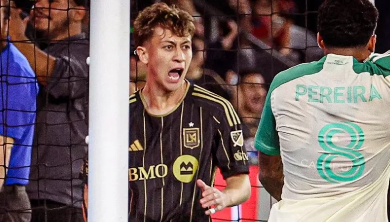 El delantero salvadoreño, Nathan Ordaz, marcó el gol del triunfo de Los Angeles FC en el inicio de los Playoffs de la MLS.
