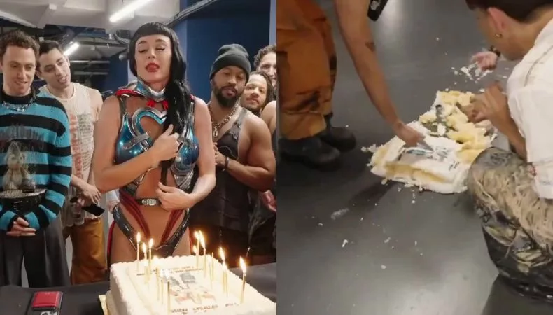 Katy Perry lanza su pastel de cumpleaños al suelo y desata críticas en redes La cantante celebró sus 41 años en pleno tour europeo, pero una broma con su pastel terminó provocando una ola de críticas en redes. El video fue eliminado de sus plataformas tras la lluvia de comentarios.