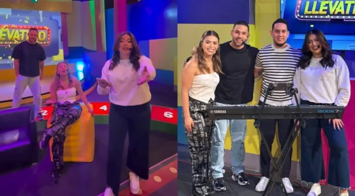 Los conductores del programa se animaron a cantar en vivo y con acompañamiento de teclado, protagonizando una tarde llena de talento y diversión.