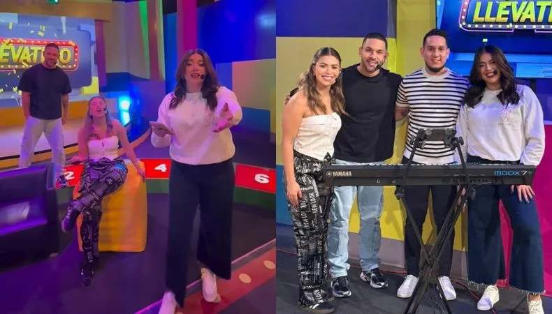 Los conductores del programa se animaron a cantar en vivo y con acompañamiento de teclado, protagonizando una tarde llena de talento y diversión.