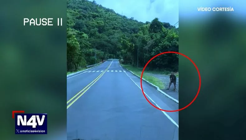 Un video que muestra la silueta de un niño en la carretera del sector de  Quebrada Seca en San Vicente, ha causado incertidumbre en una zona conocida por registrar numerosos accidentes.