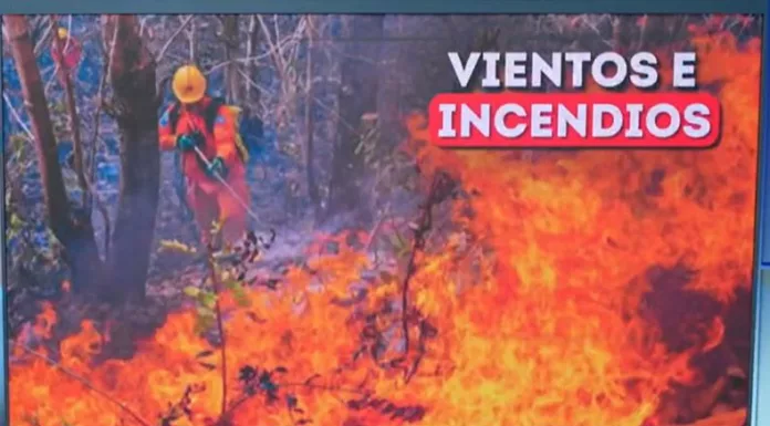 El país continúa bajo la influencia de Vientos Nortes, fenómeno natural que eleva el riesgo de incendios forestales debido a las condiciones secas.