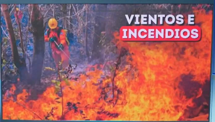 Influencia de Vientos Nortes aumenta riesgo de incendios forestales El país continúa bajo la influencia de Vientos Nortes, fenómeno natural que eleva el riesgo de incendios forestales debido a las condiciones secas.