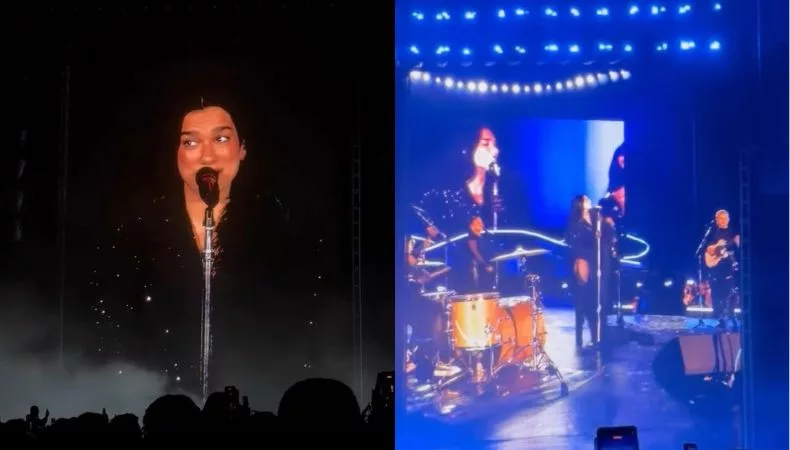 Dua Lipa canta “De Música Ligera” en Argentina… ¡y demuestra su excelente español! En pleno concierto, la británica dejó sin palabras al público al entonar la canción de Soda Stereo, en una noche donde el pop internacional y el rock argentino se fusionaron frente a miles de fans eufóricos.