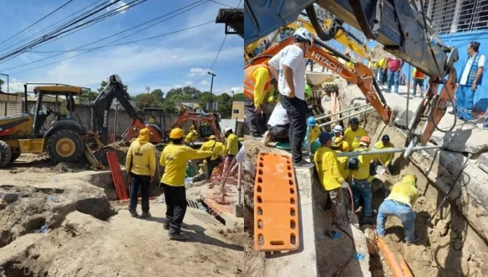Dos trabajadores mueren soterrados en obra de construcción en San Salvador Dos trabajadores murieron y otros dos resultaron lesionados al quedar soterrados en una obra en el centro de San Salvador.