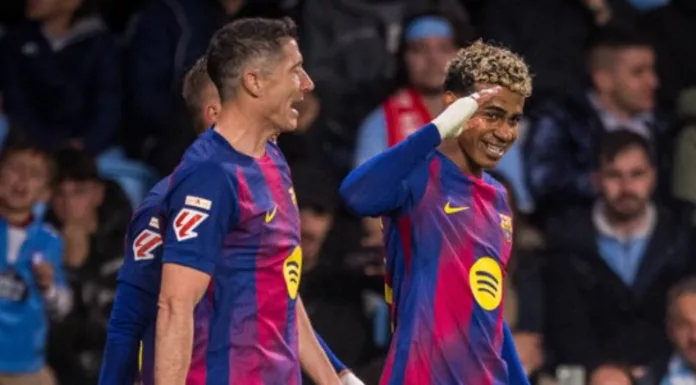 Robert Lewandowski fue la gran figura al anotar tres goles en la victoria de visita del Barcelona ante el Celta de Vigo.