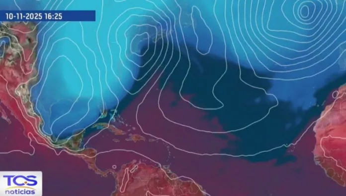 Esta noche ingresarán vientos nortes a El Salvador por frente frío Los vientos nortes ingresarán hoy por la noche y se intensificarán mañana. Mañana disminuirán las temperaturas en el país.