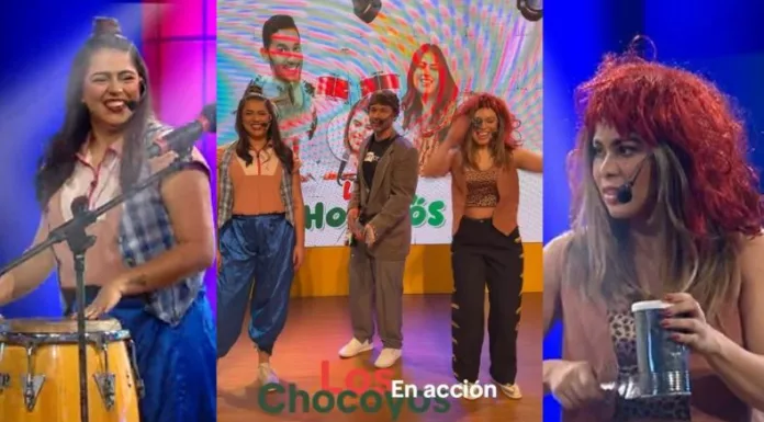 Alex, Linda y María Teresa iniciaron el programa con una presentación musical al estilo de “La Brujita” de Aniceto Molina.