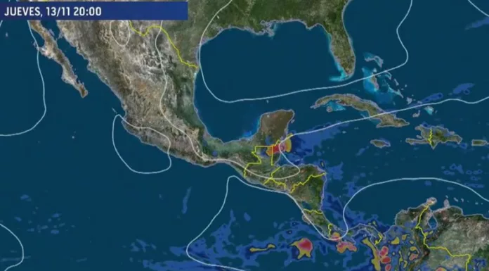 Las brisas del norte llegan con algo de humedad y masas de aire frío, pero ya se está alejando. Hoy se podrían tener lluvias esporádicas.