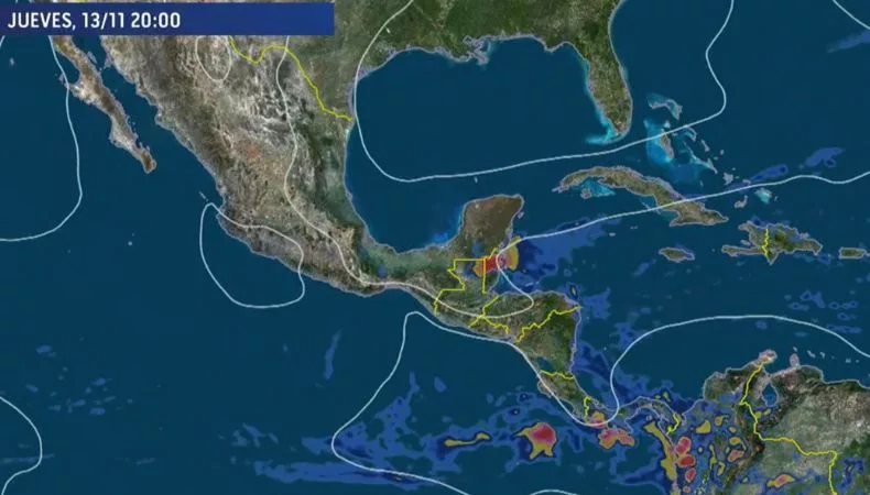 Las brisas del norte llegan con algo de humedad y masas de aire frío, pero ya se está alejando. Hoy se podrían tener lluvias esporádicas.