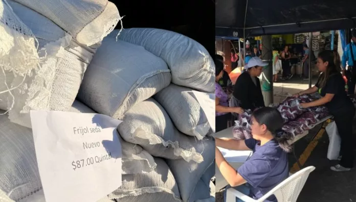 MAG habilita dos puntos de venta de frijol en San Salvador Centro