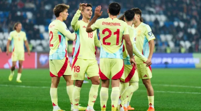 La selección de España necesita un punto más para sellar su clasificación a la Copa Mundial de la FIFA 2026.