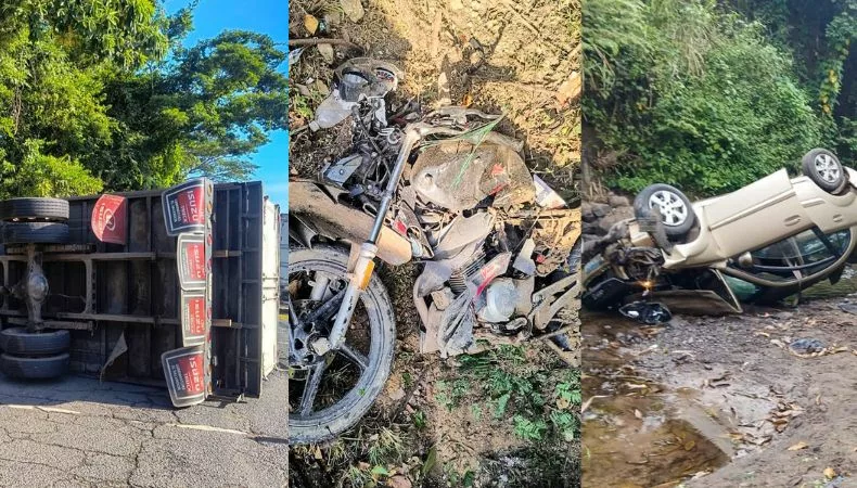 En las últimas horas se han registrado accidentes de tránsito, que han dejado al menos un fallecido y varios lesionados.