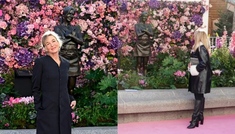 La protagonista de “El diario de Bridget Jones” fue añadida al famoso paseo cinematográfico de Leicester Square junto a Harry Potter, Mary Poppins y Batman.
