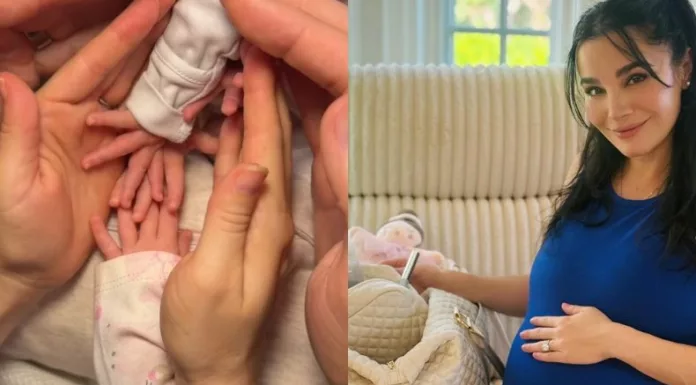 La actriz compartió un video especial donde presentó a sus hijas y confirmó que durante el parto enfrentó algunos sustos de salud.