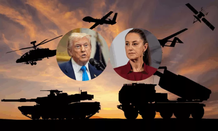 _Trump acción militar contra narcos en México Advertencia de Trump sobre operaciones militares en México contra narcotraficantes desata choque diplomático con Sheinbaum