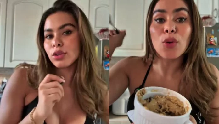 Linda Sibrián !se apasiona por la cocina! La conductora de “Llévatelo” se metió a la cocina, encendió la cámara y mostró cómo armó un snack saludable para la media tarde, usando pocos ingredientes.