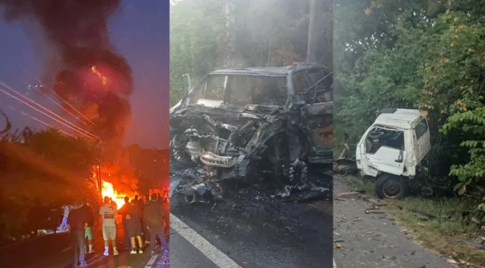 Un aparatoso accidente de tránsito en la carretera Longitudinal del Norte, en Chalatenango, dejó un fallecido y seis personas lesionadas.