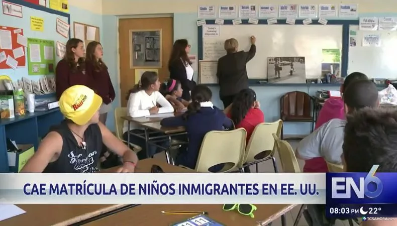 Disminuye la matrícula de estudiantes inmigrantes en EE. UU. Cada vez hay menos niños inmigrantes que asisten a las escuelas en Estados Unidos, según reportes recientes.