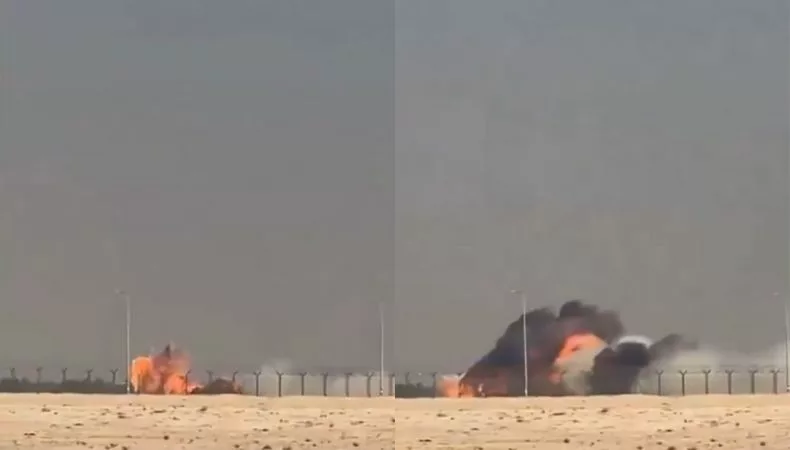 Un piloto de la Fuerza Aérea India falleció cuando el avión de combate que tripulaba se estrelló durante una demostración en el Salón Aeronáutico de Dubái.