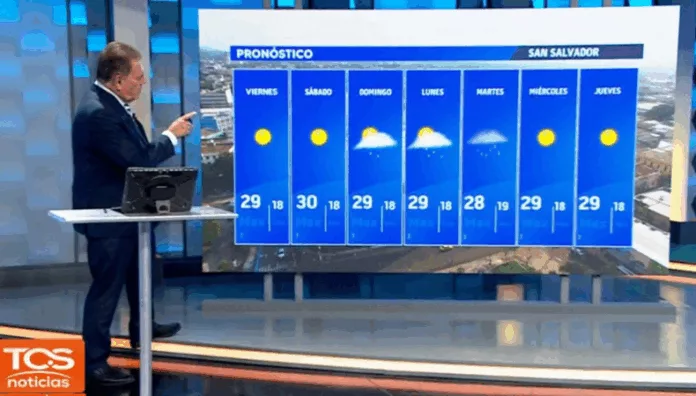 Viernes y fin de semana, con cielos despejados en El Salvador No se esperan lluvias significativas. Predominarán cielos despejados, temperaturas elevadas, pero fresco por la noche y madrugada.
