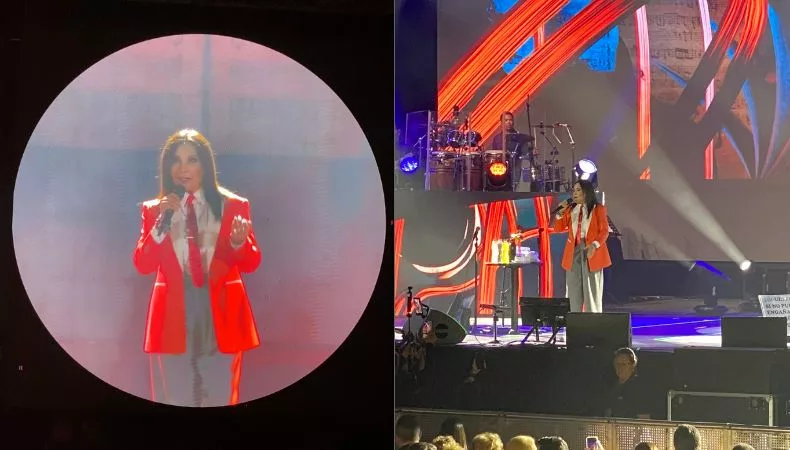 ¡A todo pulmón! Así cantaron junto a Ana Gabriel en su noche de “Claro de Luna Tour”